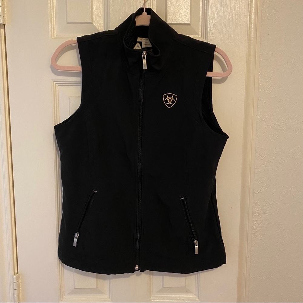 Ariat Vest Western Jacket Coat Small S Black Woman